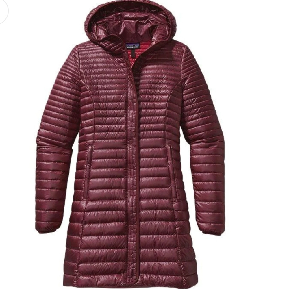 Patagonia Lightweight Fiona Parka M Oxblood Red 600 Fill - Picture 5 of 13